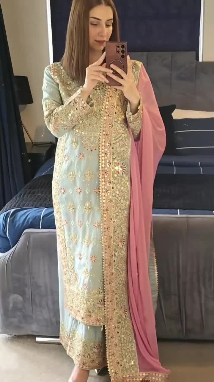 Green Kurta Set for Women