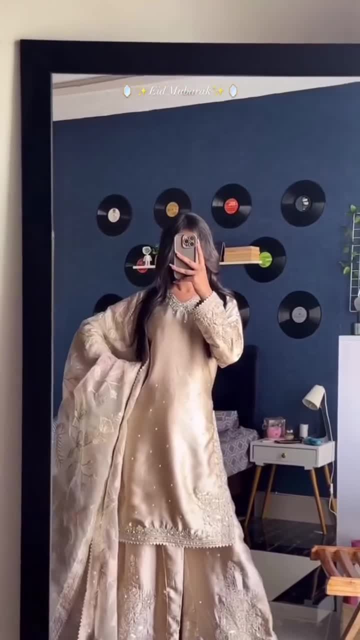 Beige Sharara for Women